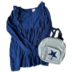 Hanna Andersen Top and Mini Backpack.  Size 10/ 140 cm